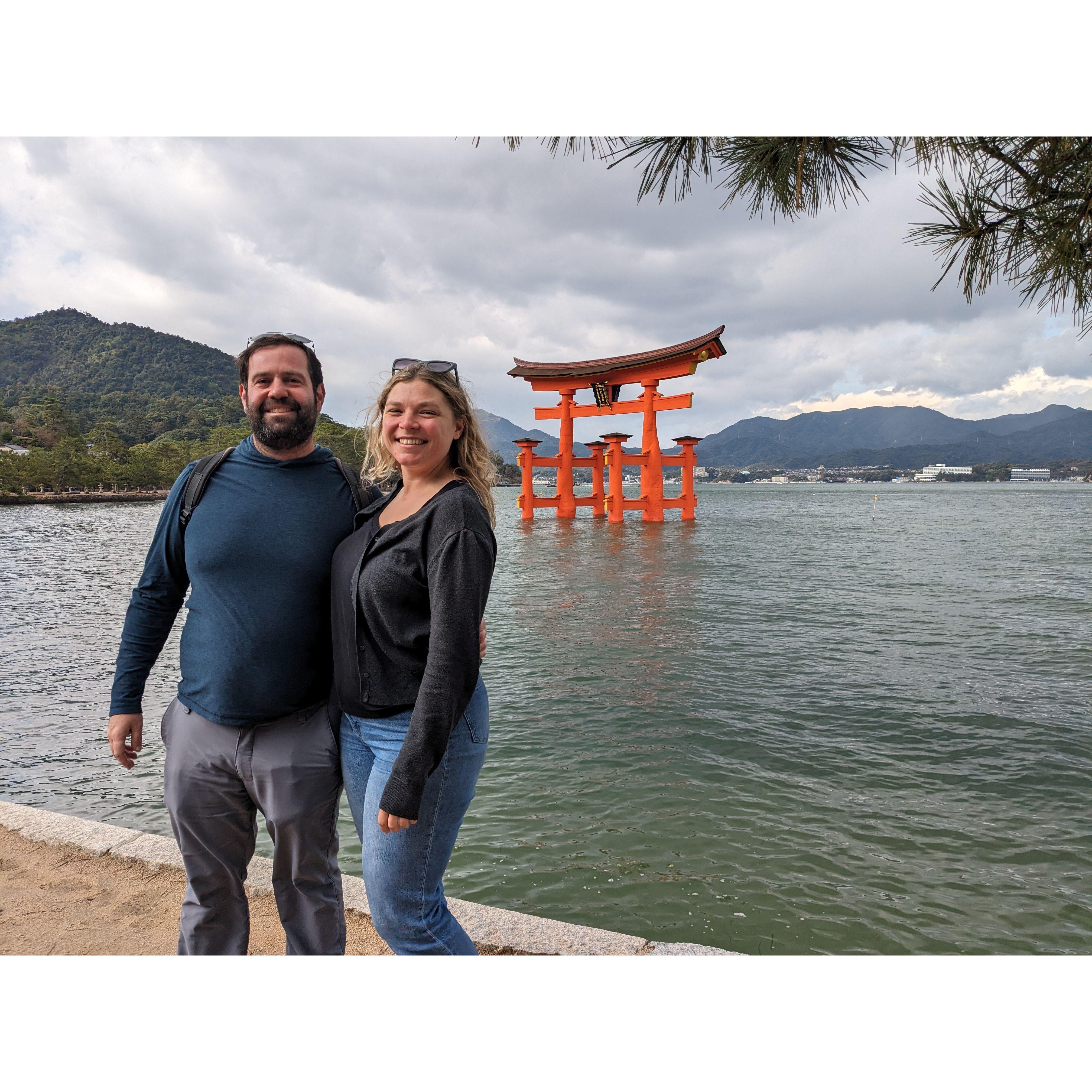 Itsukushima Shrine near Hiroshima, Japan 2023