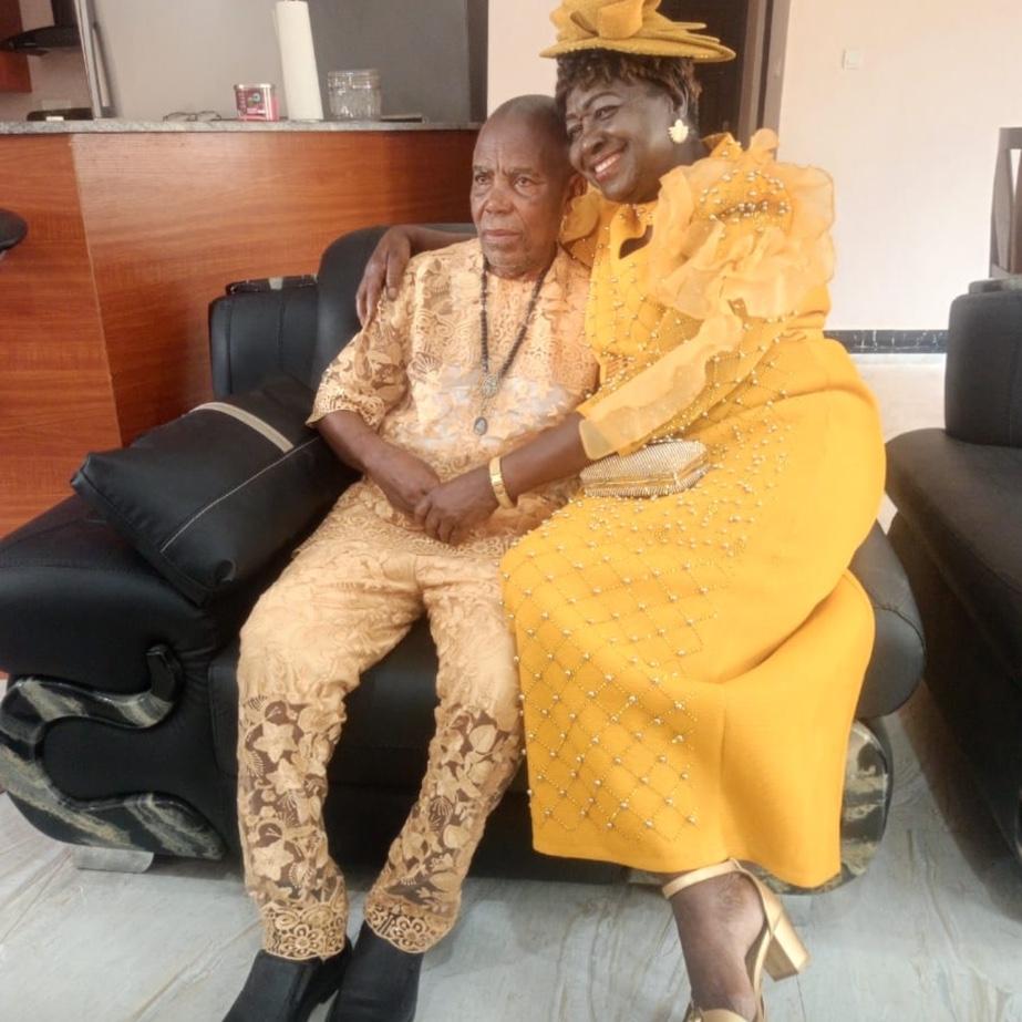Gold Jubilee Couple on Their 50th Wedding Anniversary