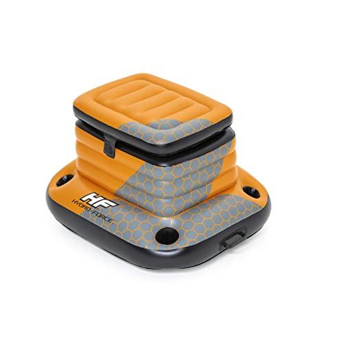 Bestway H2OGO! Glacial Sport Inflatable Cooler w/ Attached Lid | 4 Built-in Cup Holders | Great Pool Accessory