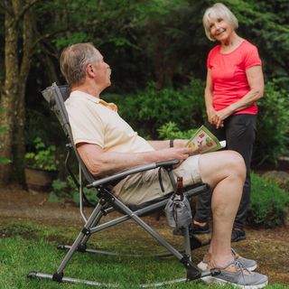 Outdoor Rocking Camp Chair XL Heavy Duty