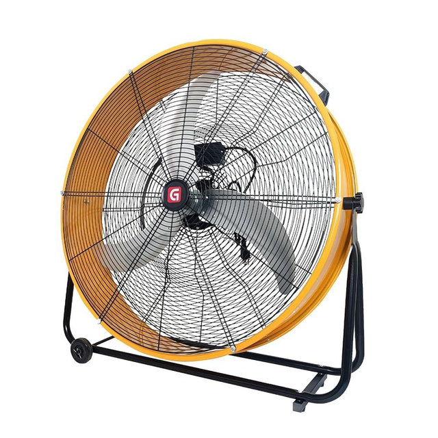 Hipicute 30" Heavy Duty Drum Fan, 14000 CFM High Velocity Industrial Fan with 3-Speed Control, Commercial-Grade Floor Fan for Warehouse, Workshop, Gym & Farm