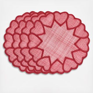 Heart Placemat, Set of 4