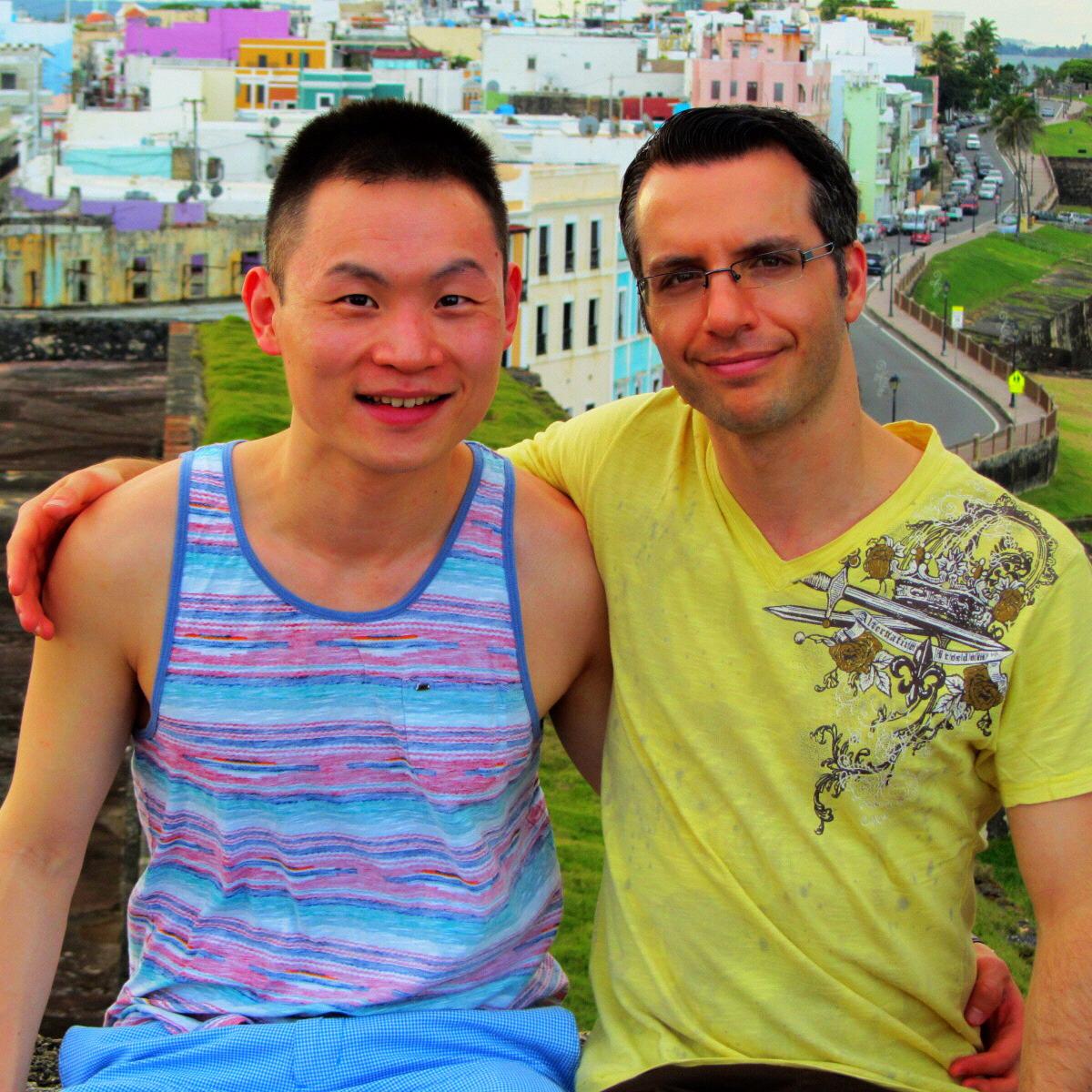 Our first Island trip to San Juan. Noam fell in love with the tropical forests. Puerto Rico. Dec 2013.