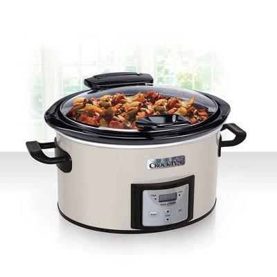 Crock-Pot 4qt Lift & Serve Slow Cooker Programmable - Eggshell SCCPVP400H-PY