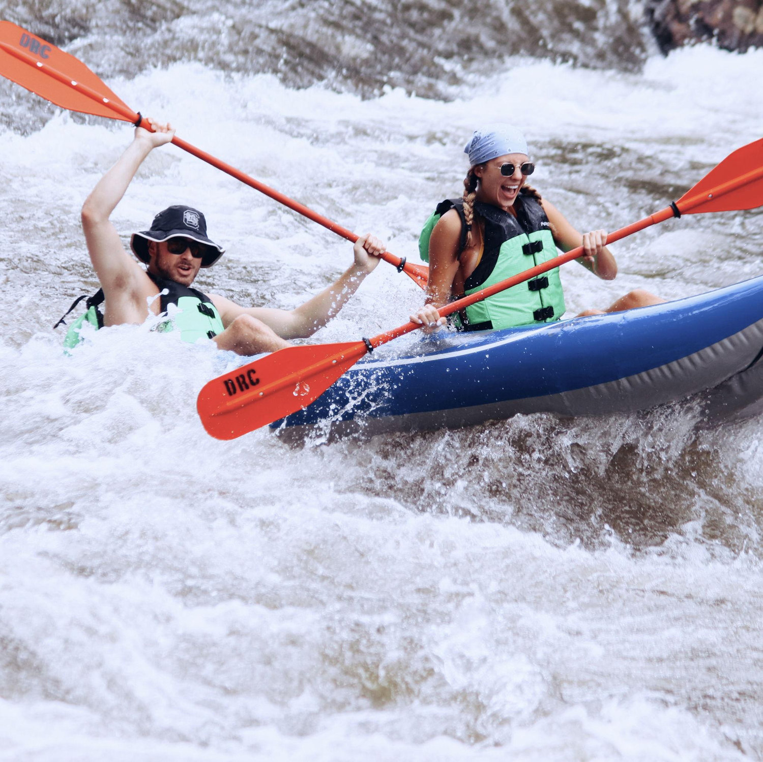 Whitewater Rafting on the Nantahala River, June 2020