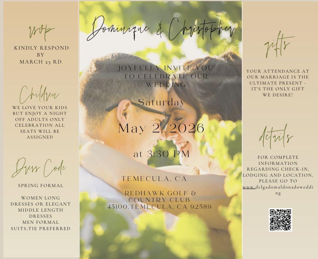 The Wedding Website of Dominique Delgado and Christopher Maldonado