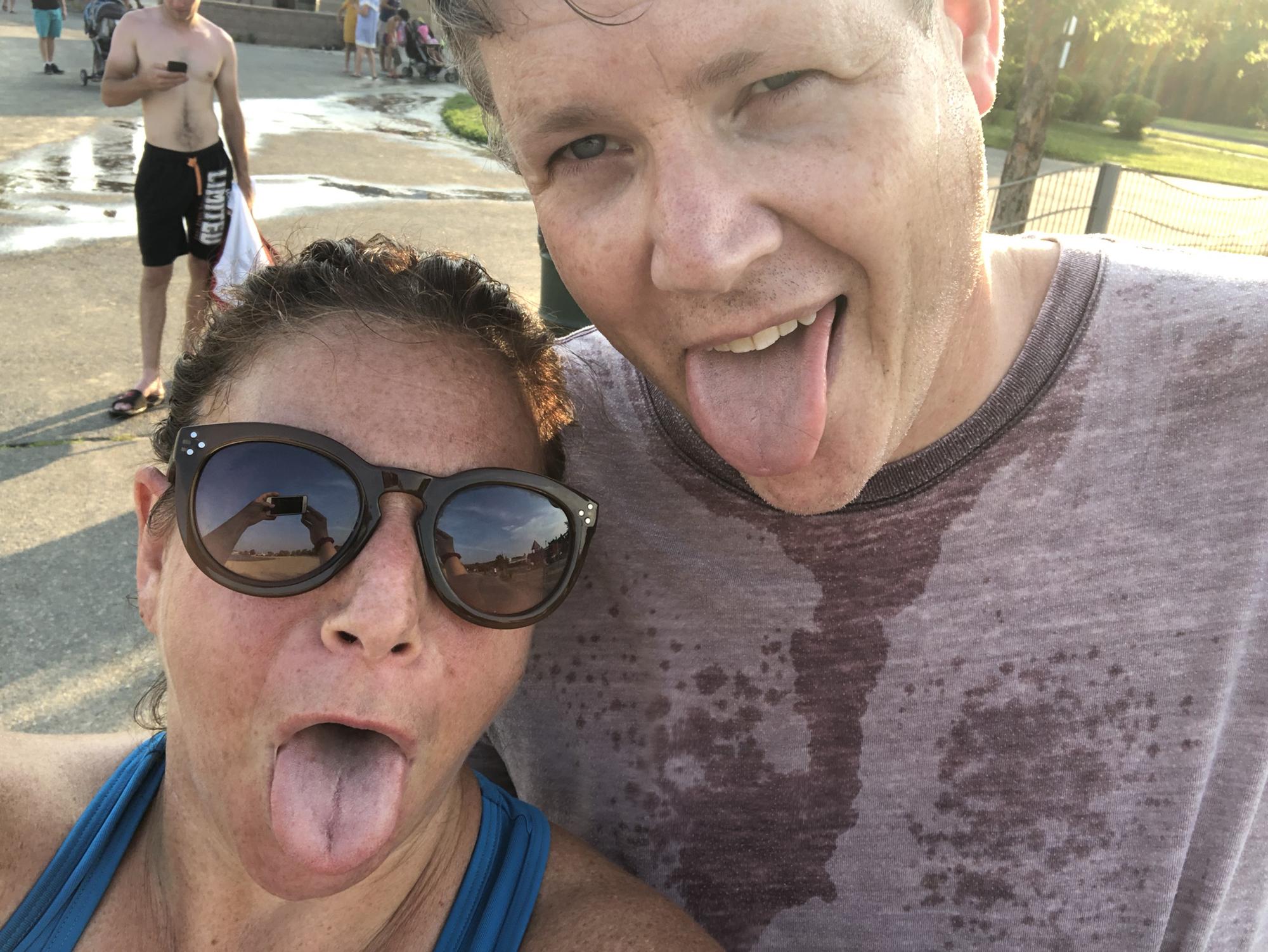 July 30, 2019 - Decided to go for a run to Constitution Beach on the hottest day of the year.  To be clear, we don't run.