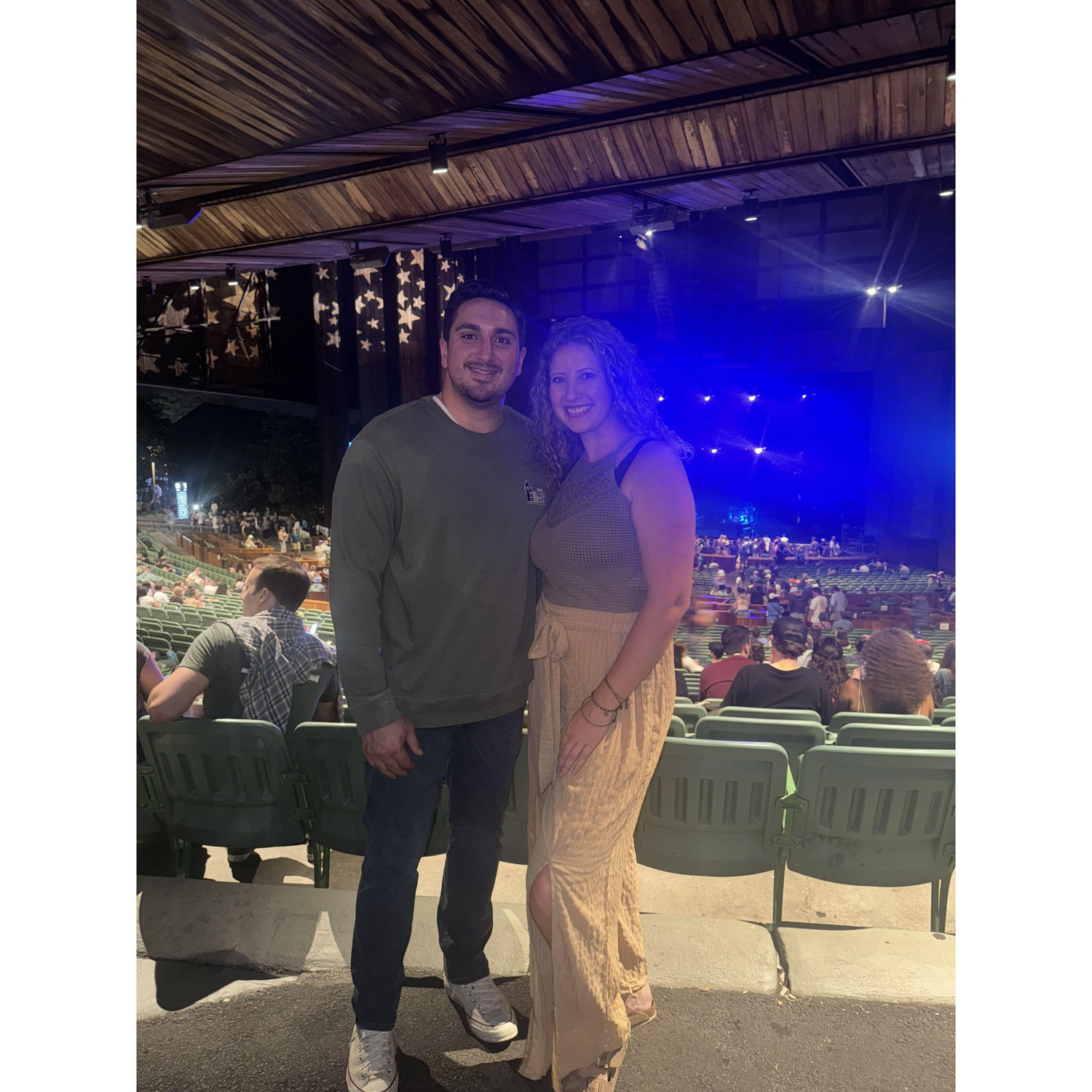 Her first concert, always worried she would seize. She did not!