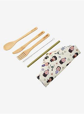 Avatar Bamboo Utensil Set
