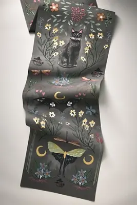 Mystic Bats Table Runner