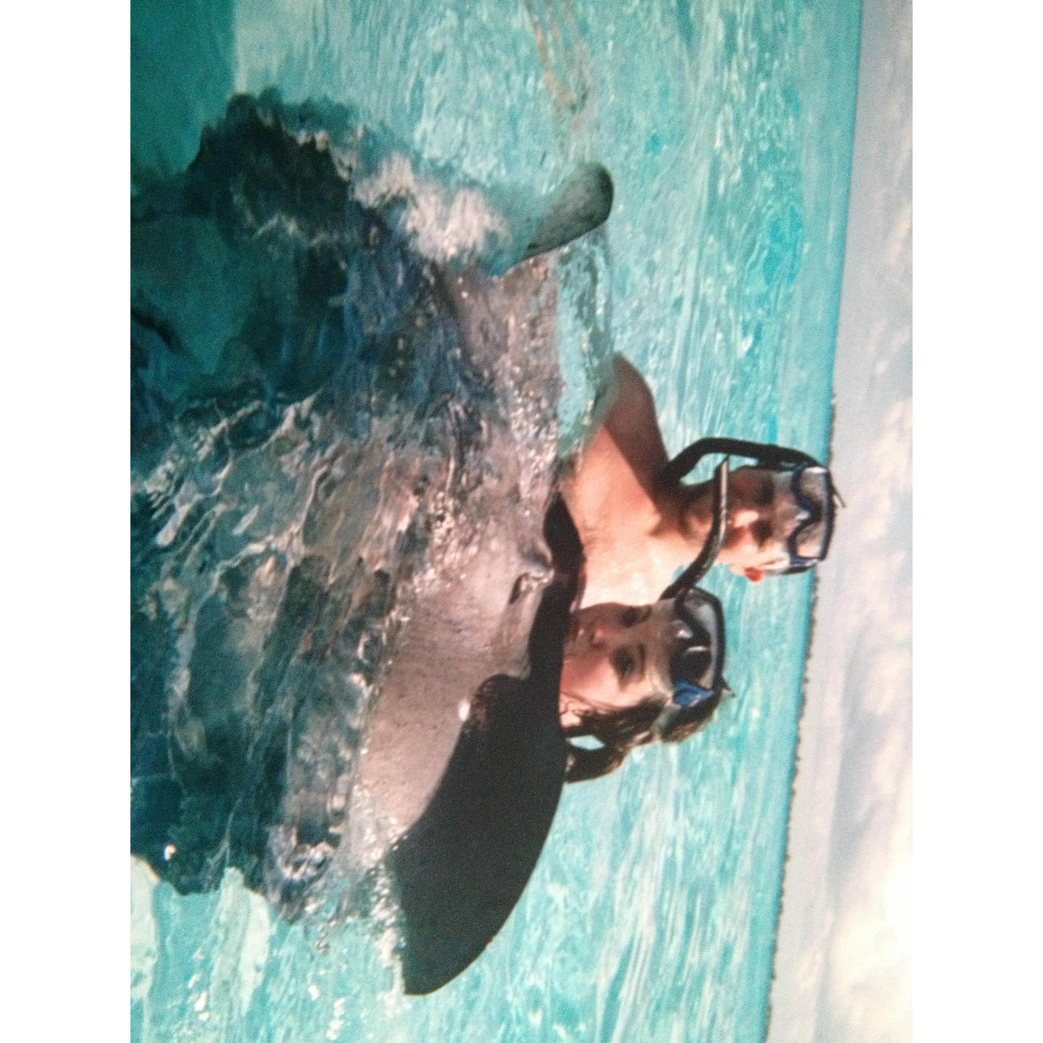 We kissed a sting ray!