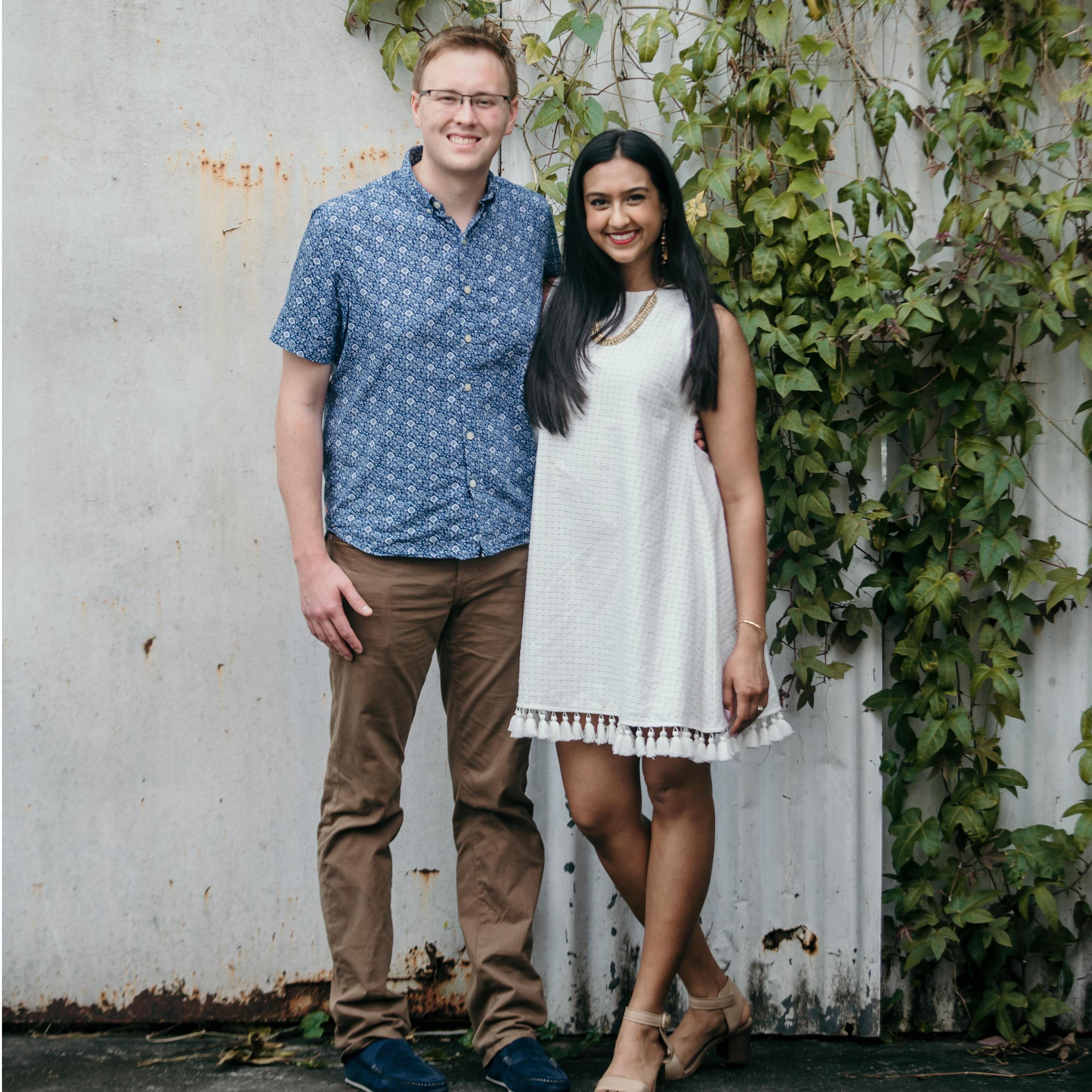 An engagement photo in Old Phuket, Thailand