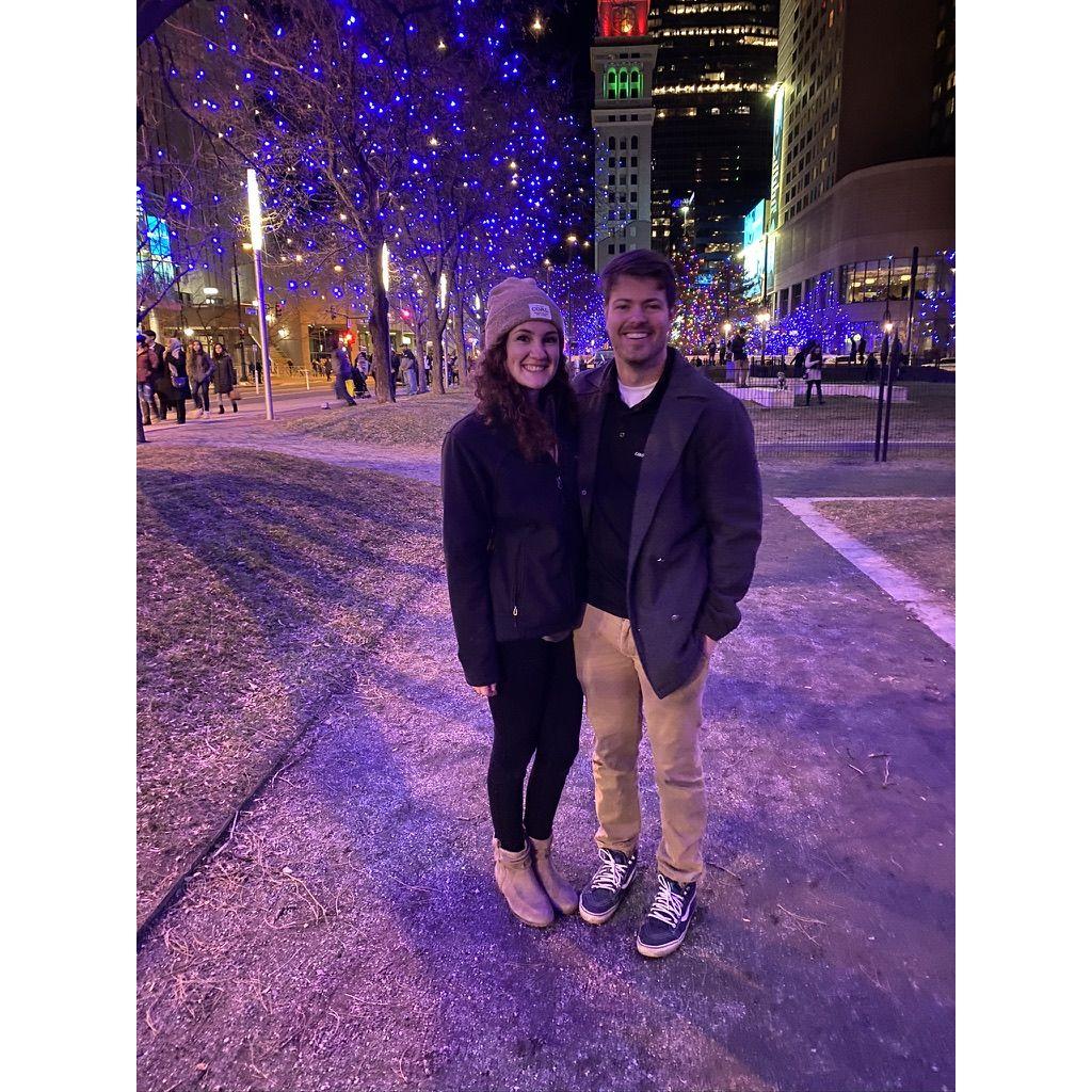 This was taken in Denver when they went to see the Parade of Lights with friends in 2019.