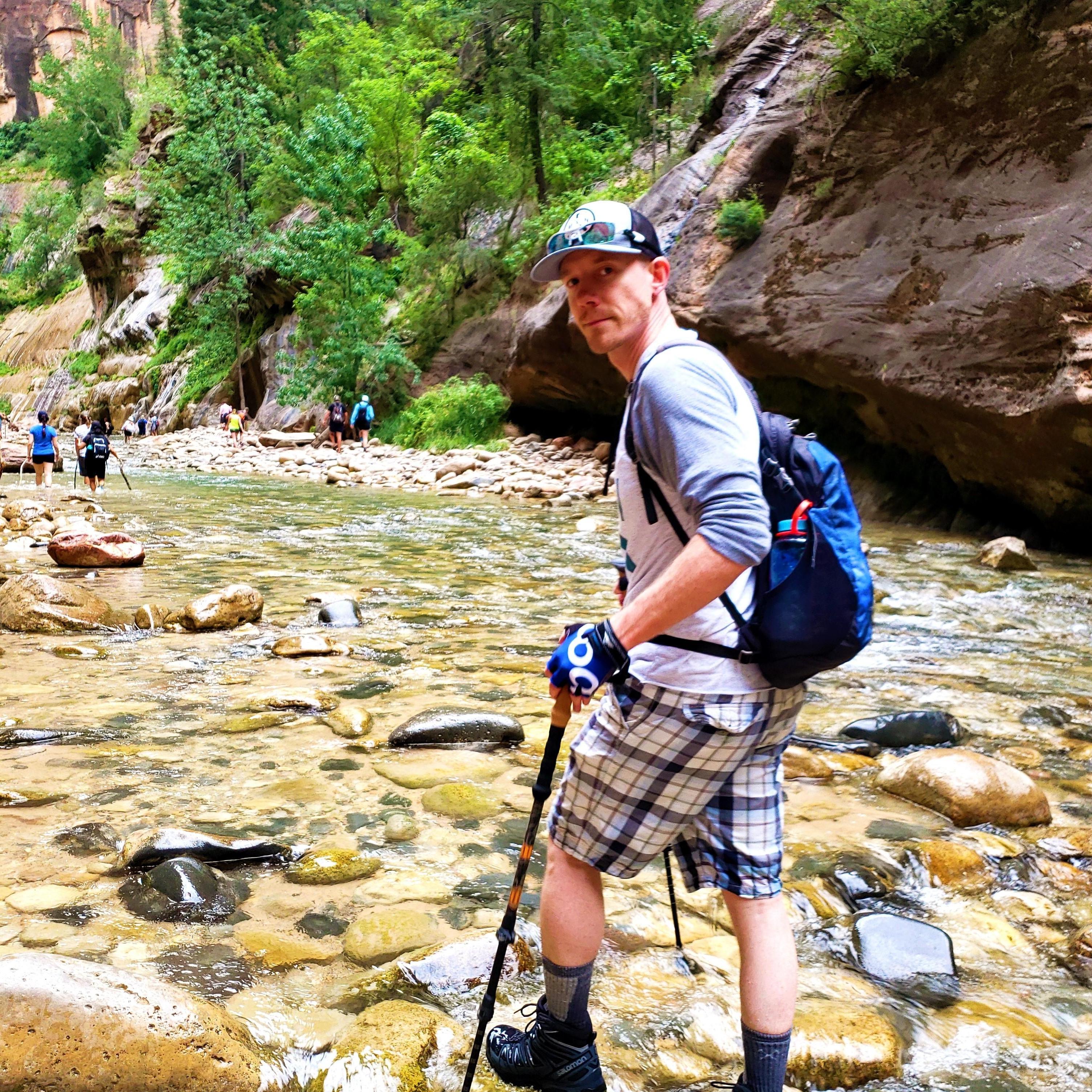 Hiking in Zion National Park- The Narrows