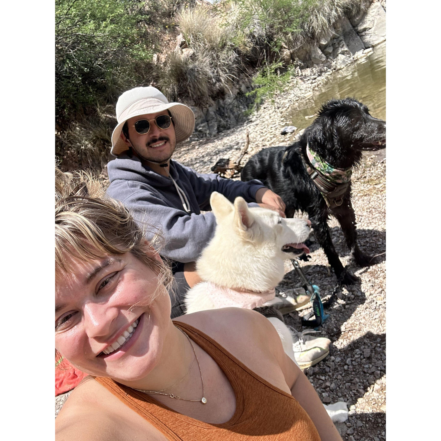 Family Hike at Saguro Lake, Tonto National Forest, April 2024