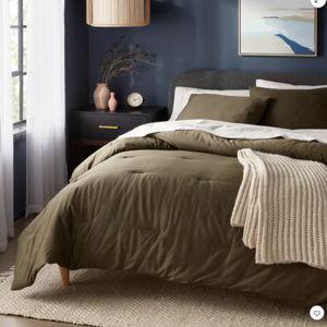 Washed Cotton Sateen Comforter and Sham Set - Threshold™