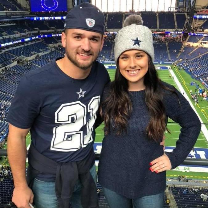 Jesse's first NFL game - our first Dallas Cowboys game