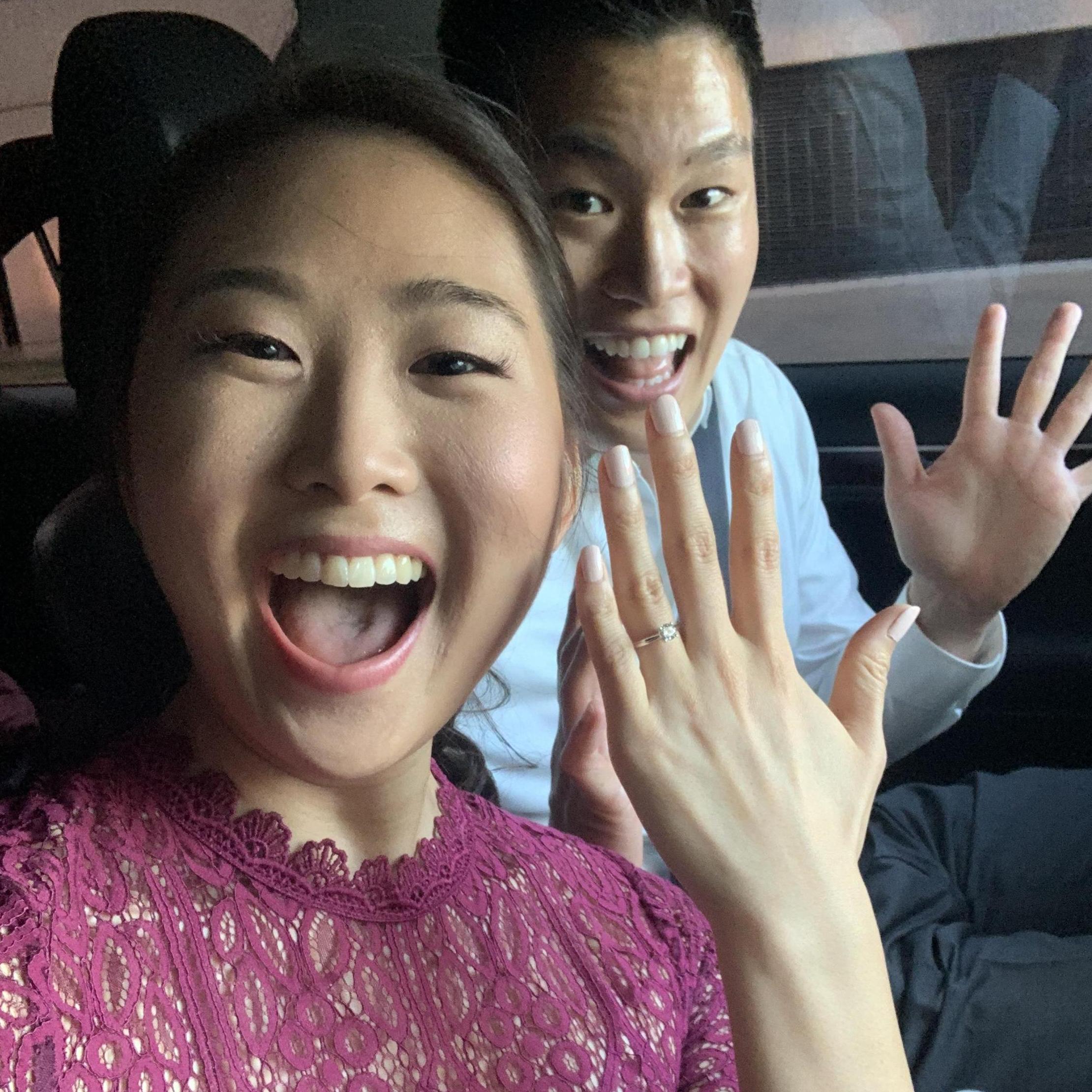 The day we got engaged!