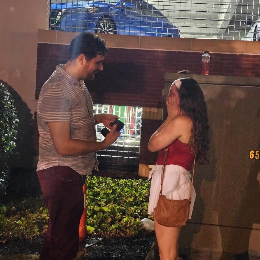 Our third Fourth of July and he proposed 🥰