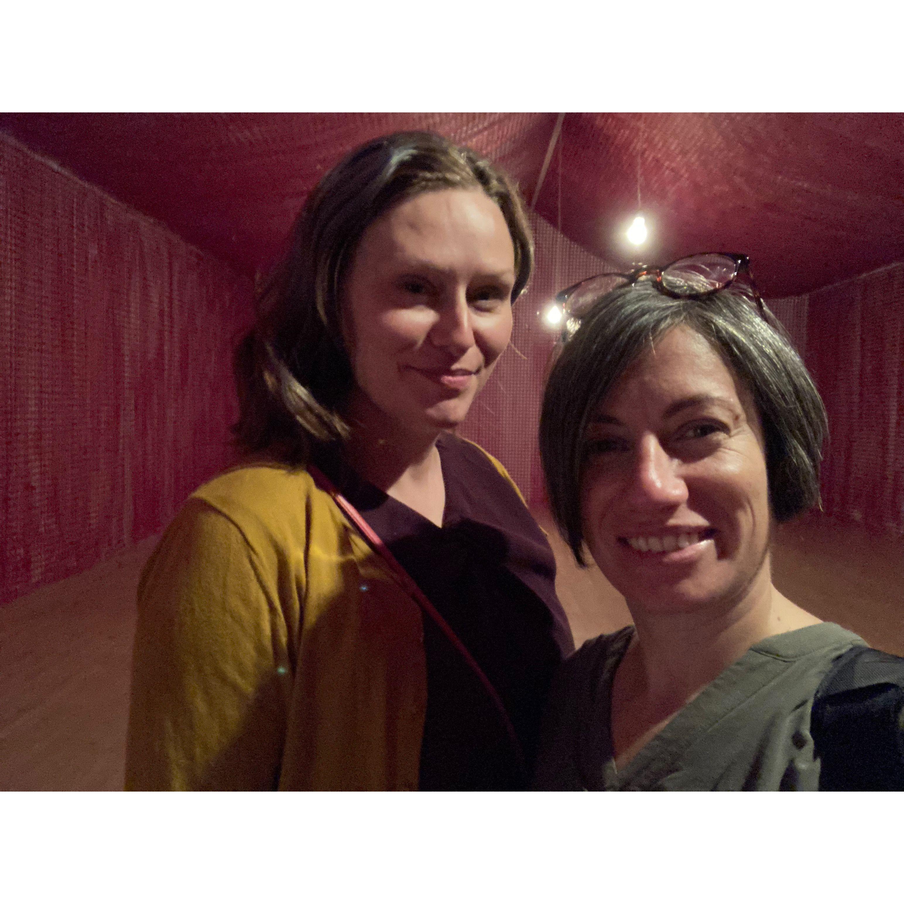 At Tate Britain seeing Cornelia Parker's exhibition.