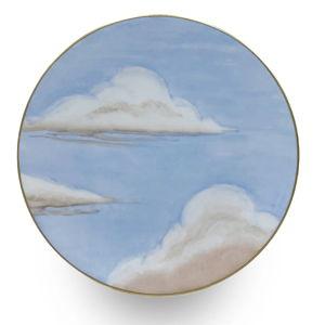 Set of 2 Cloud Dessert Plates