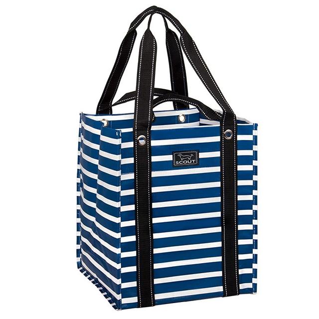 SCOUT Bagette Market Tote, Large Reusable Grocery Shopping Bag with Burst-Proof Reinforced Bottom