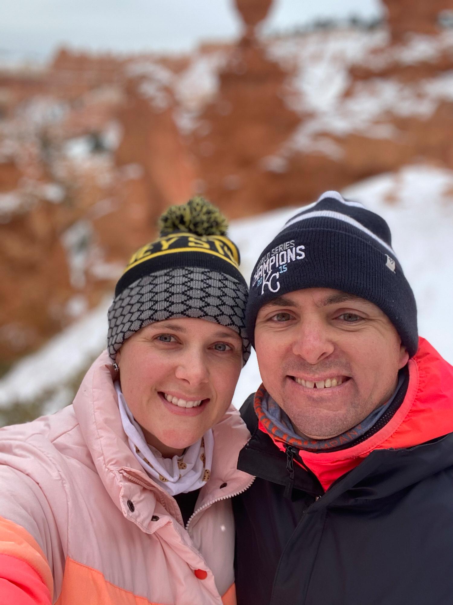 Right after we got engaged on the Navajo Loop trail at Bryce Canyon National Park