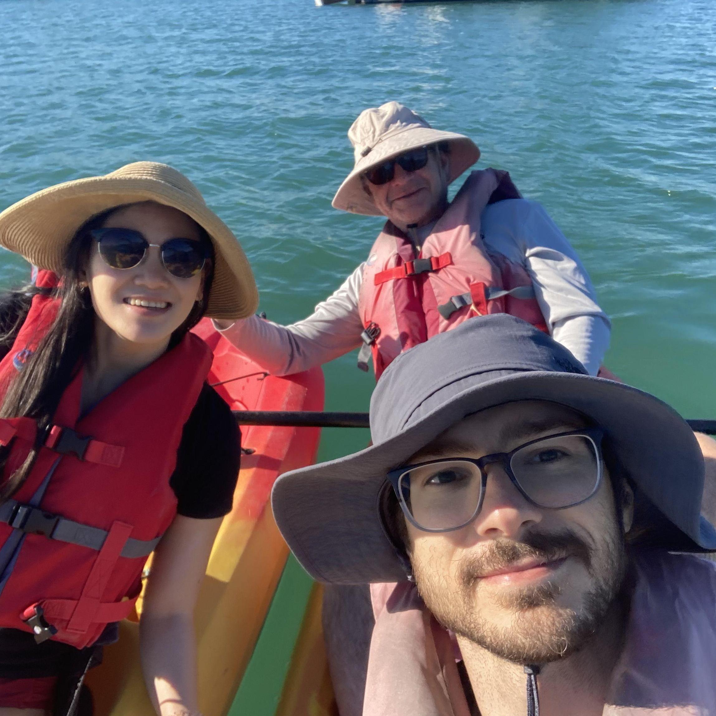 Kayaking with Steve