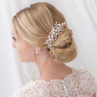 Emmy Floral Comb