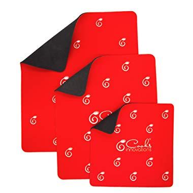 3-Pack Cooks Innovations Glide Mats for Moving Small Appliances - Single Cup Coffee Makers, Blenders, Drip Coffee Makers, Stand Mixers, Toasters and More