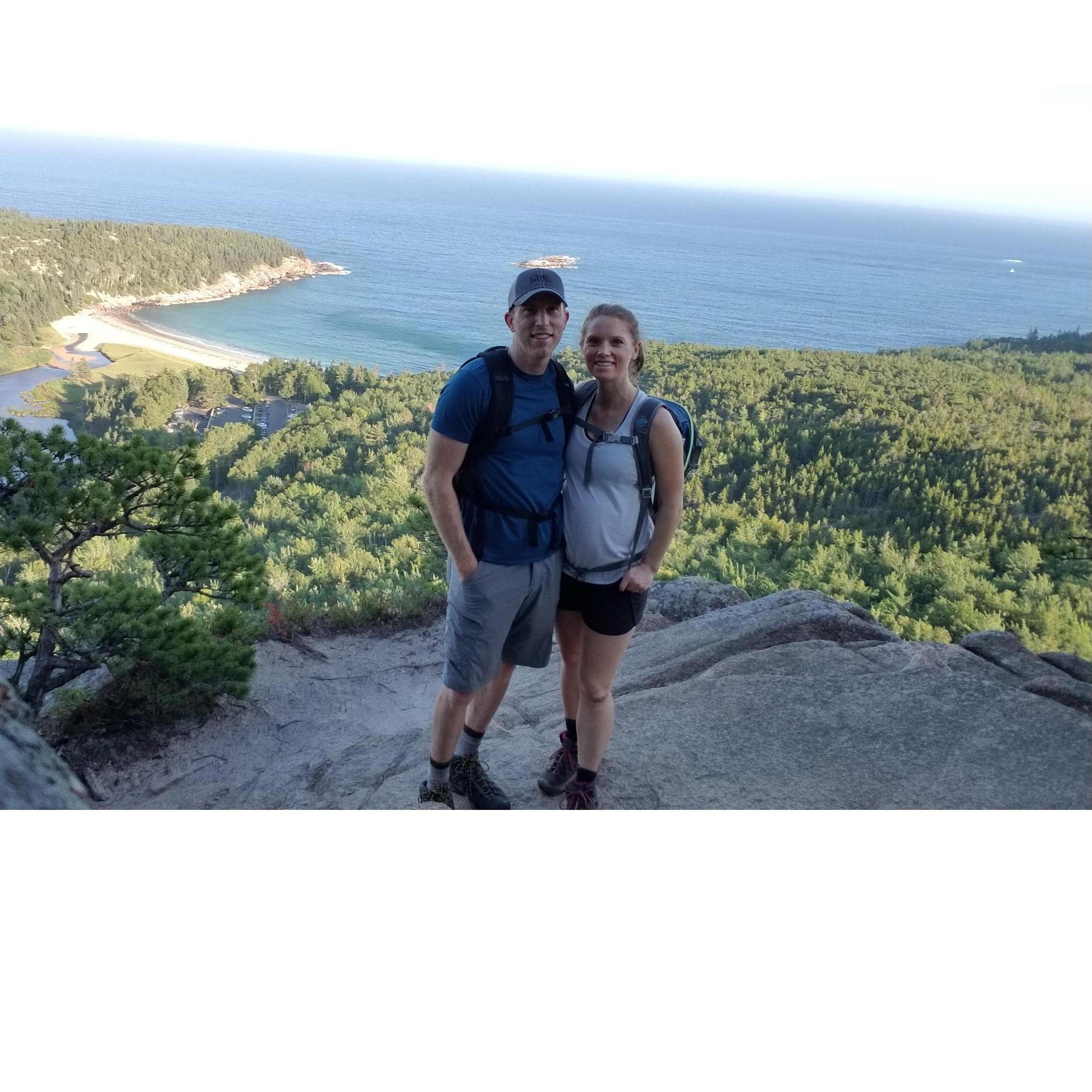 Babymoon in Acadia, ME.