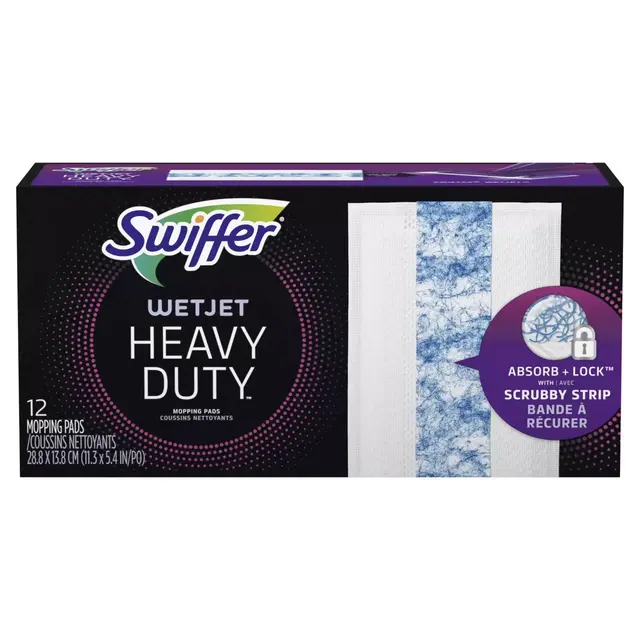 Swiffer® WetJet™ 12-Count Heavy Duty™ Mop Pad Refills