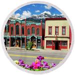 Stroll down Main Street and along the Blue River
