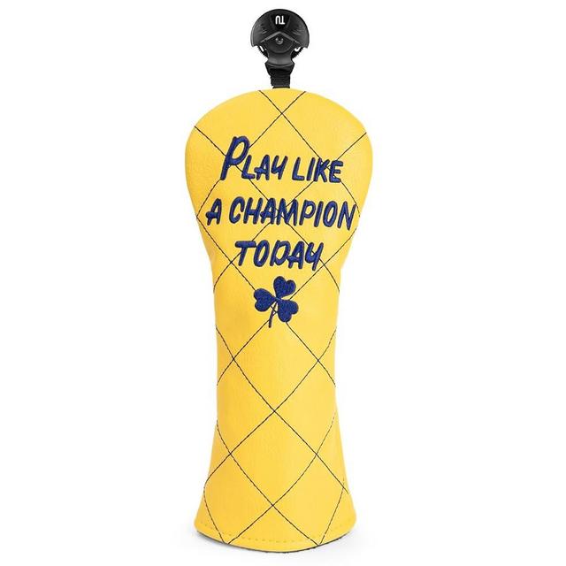 Golf Club Head Covers Premium Leather Golf Driver Fairway(FW) Wood Hybrid(UT) Covers with Number Tags, Golf Mallet Putter Cover Play Like A Champion