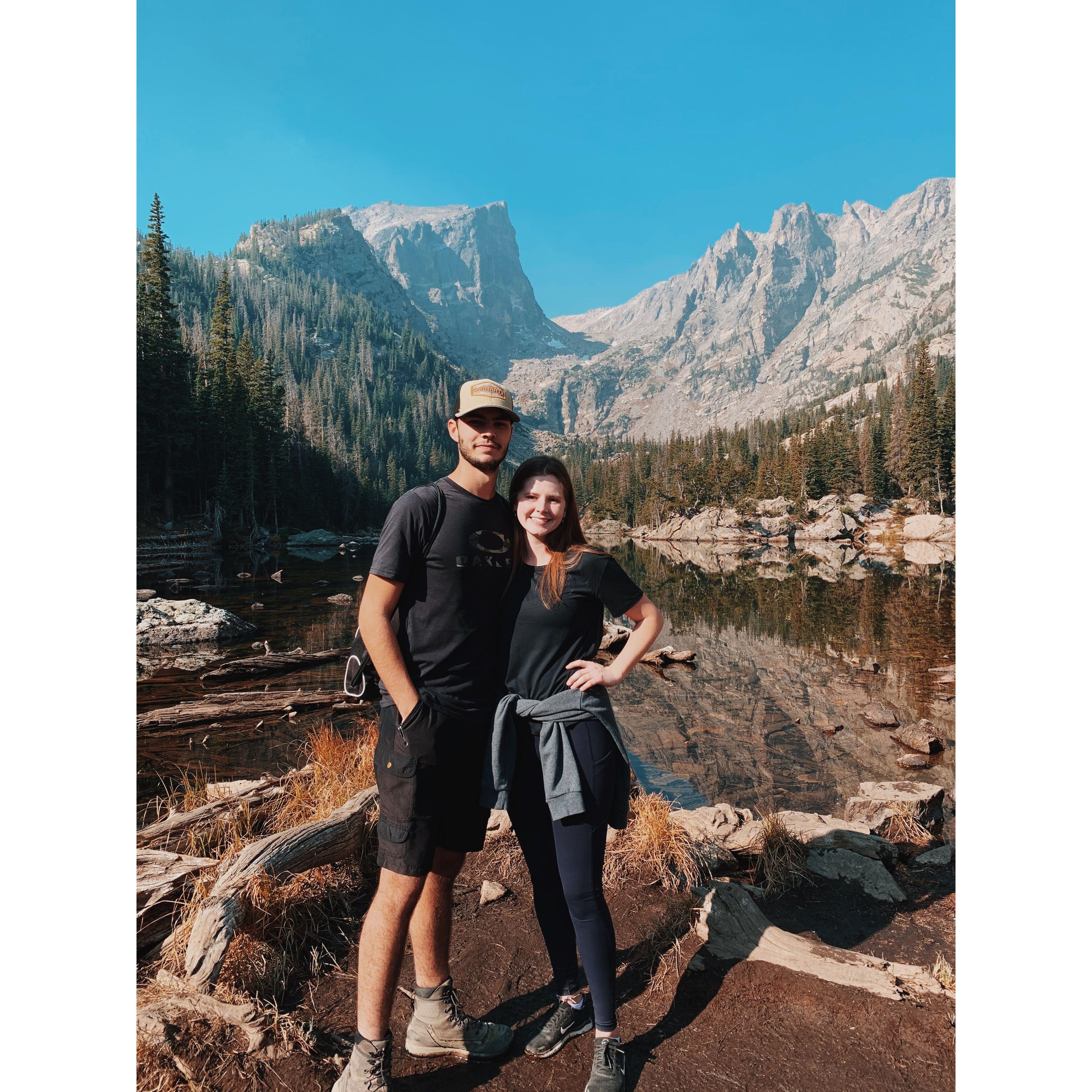 Hiking in Estes Park, 2020