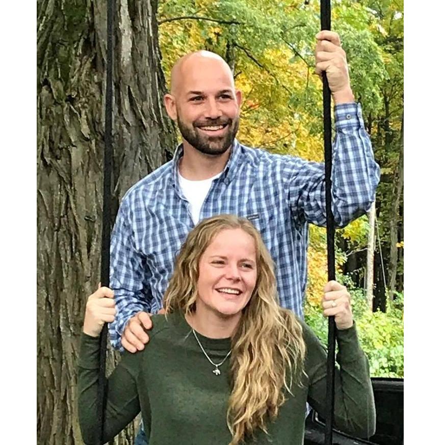 Christine knew Joe was a keeper when he climbed the Catalpa tree in front of the inn to fix the wooden swing!