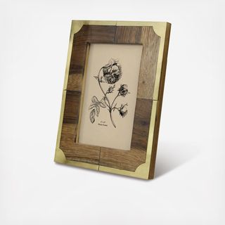 Teak & Brass Frame