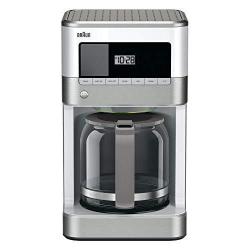 Braun KF6050WH BrewSense Drip Coffee Maker, White