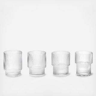 Ripple Glass, Set of 4