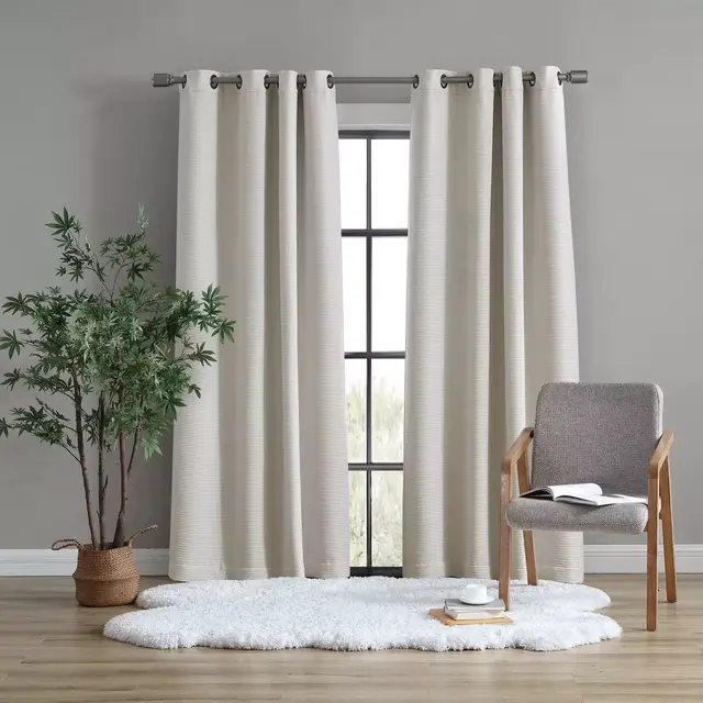 UGG® Devon 63-Inch Grommet Room Darkening Window Curtain Panel in Oatmeal (Single)