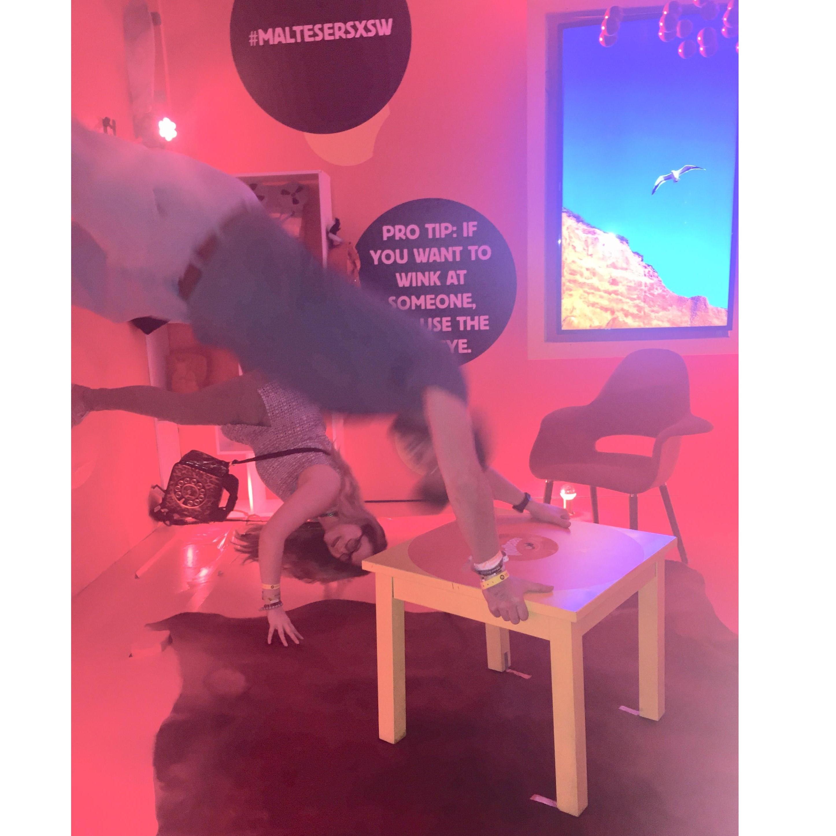 Goofing around at sxsw 2018