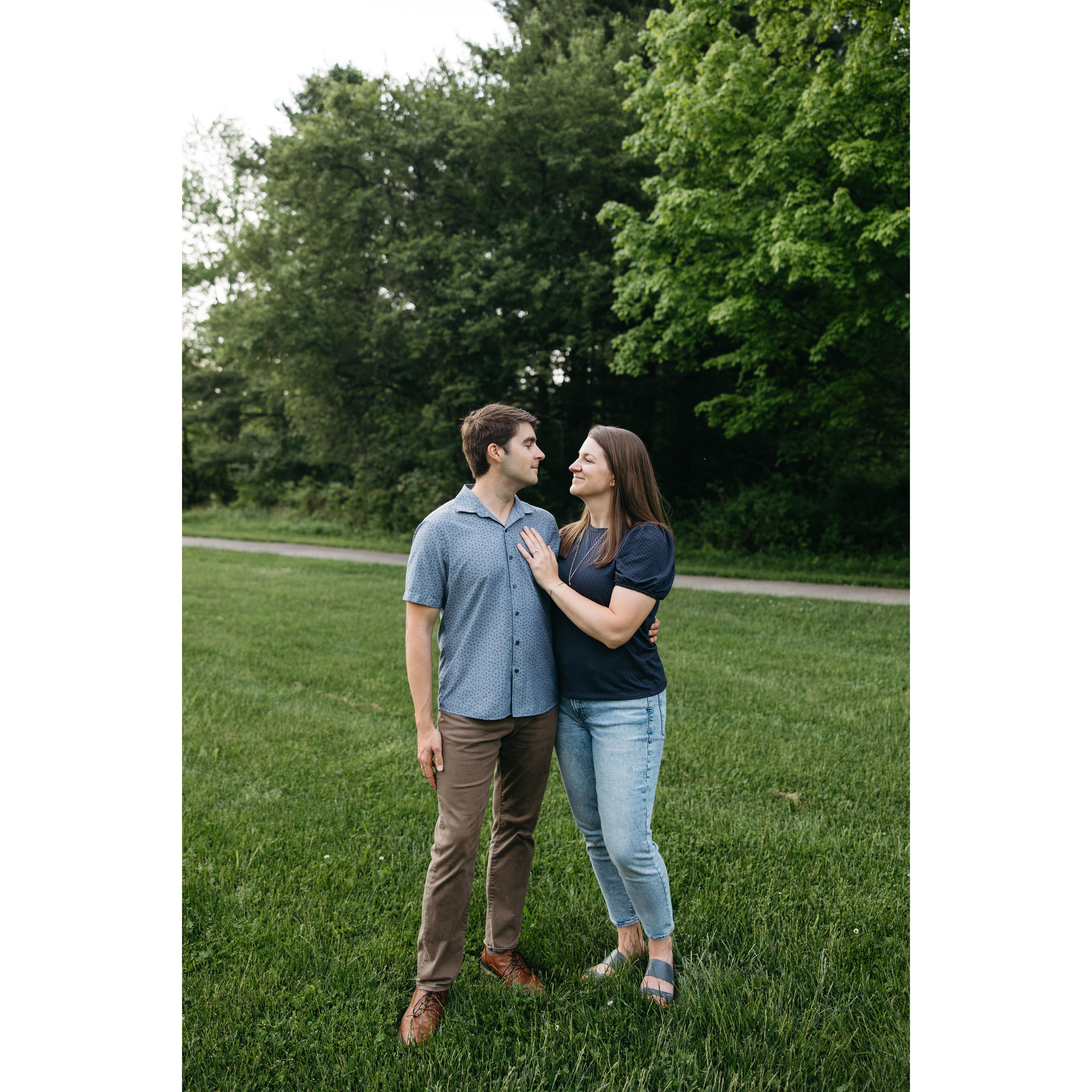 We love that our photographer, Cece Batarseh, captured plenty of goofy moments during our engagement session