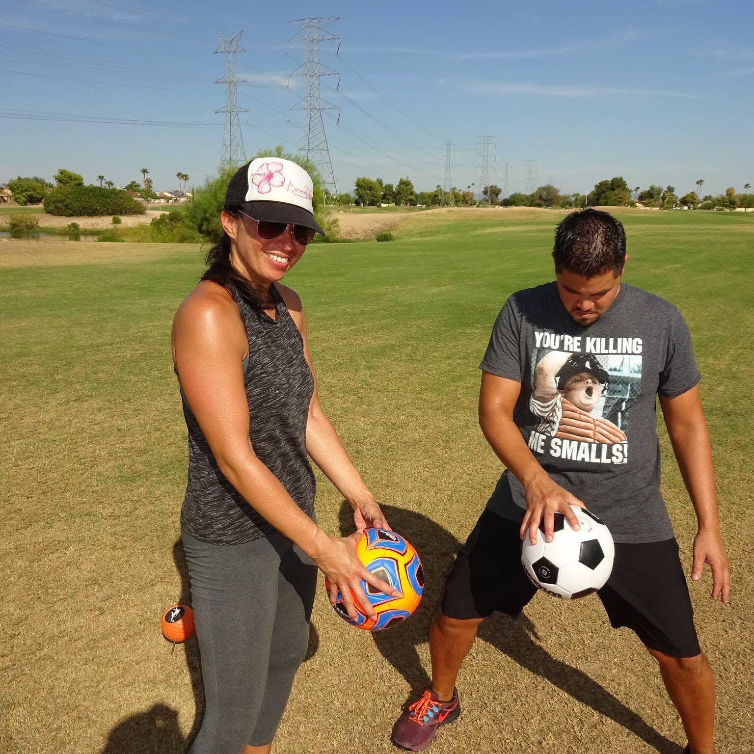 Another epic time in AZ with friends and tried Soccer Golf for the first time...