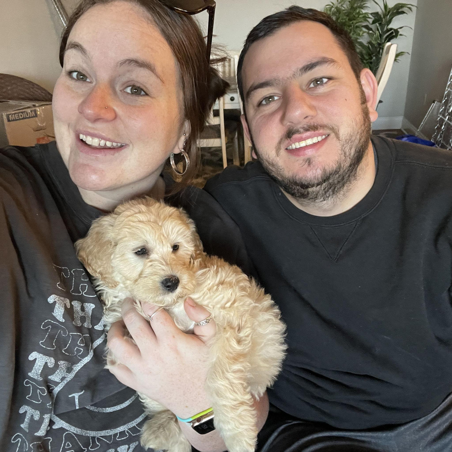 November 2023 - The day Lindsay & Richie brought home their mini goldendoodle, Nala