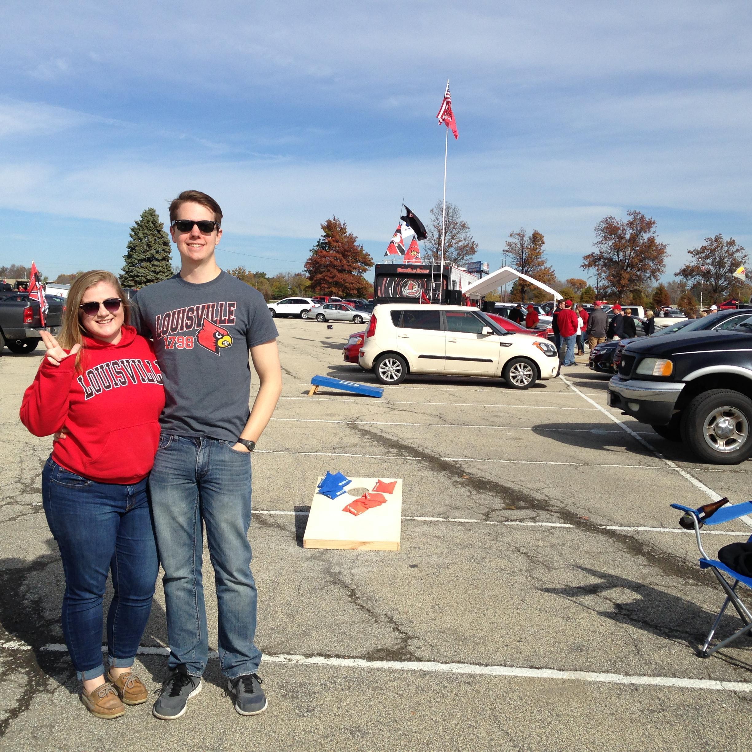 Walker's first (& only) Louisville football game, 2016!