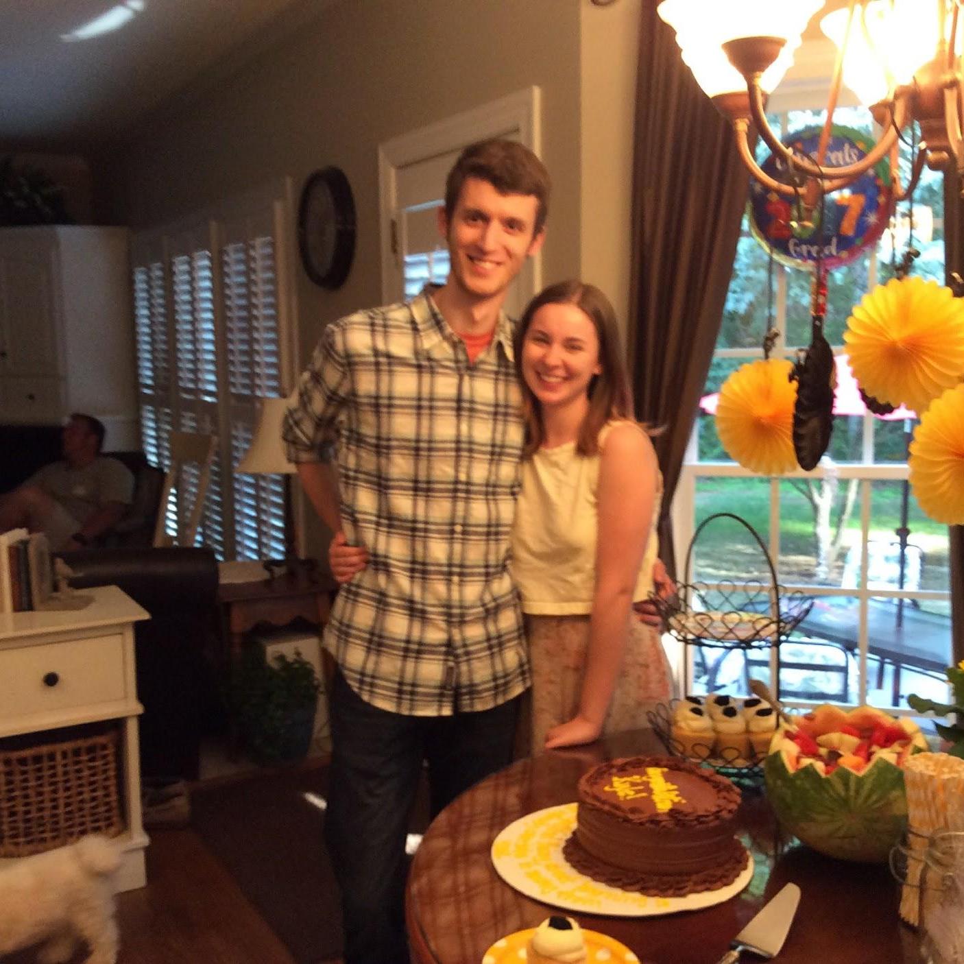 June 10, 2017: Celebrating Kyle's graduation with his family!