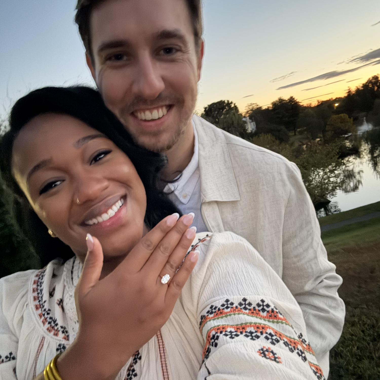 Engaged!! 🥰