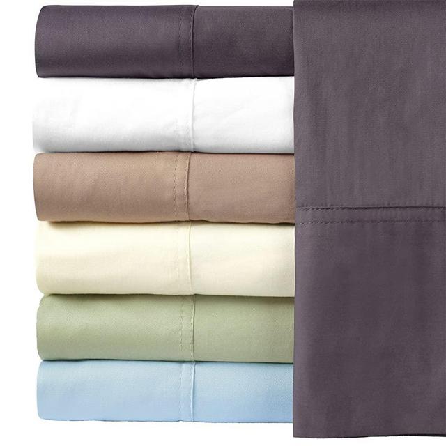 Silky Soft Bamboo Cotton Sheet Set, 100% Bamboo-Cotton Bed Sheets, Top Split King Size, Sage