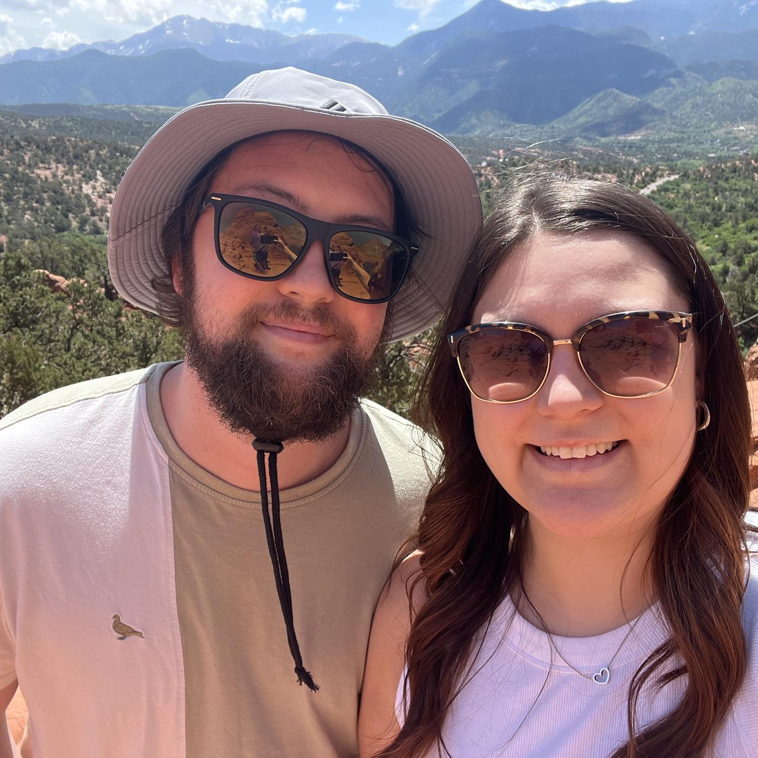 Vacation in Denver, CO. We were on a hike!🏔️