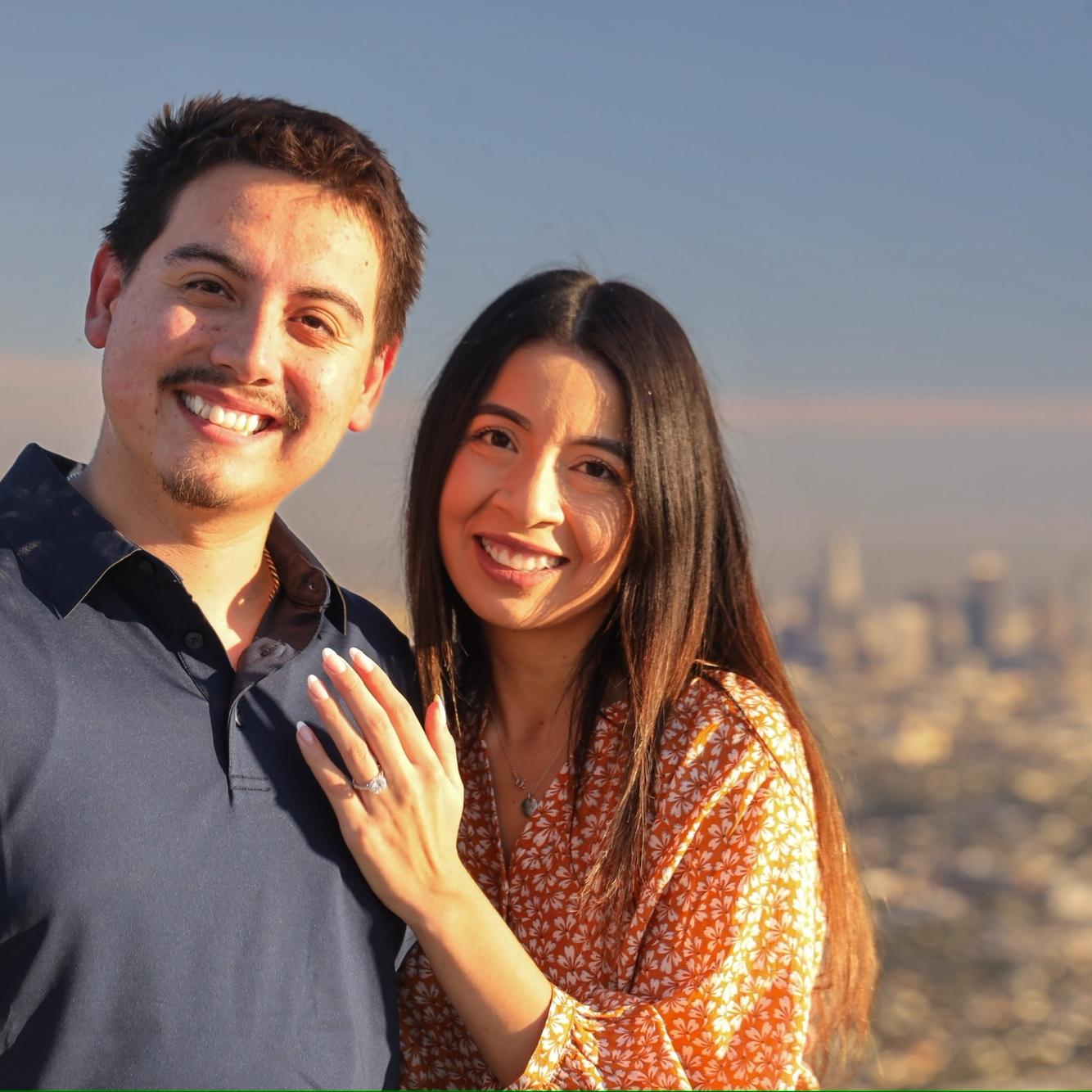 The day we got engaged!